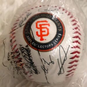 2001 S.F. San Francisco Giants Autographed Team Baseball Ball⚾️⚾️⚾️